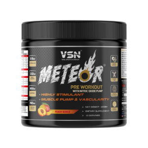 300mg Caffeine | Hard Core Pre-Workout | VSN Meteor Pre Workout – 100g Price 399| Energy & Focus Booster