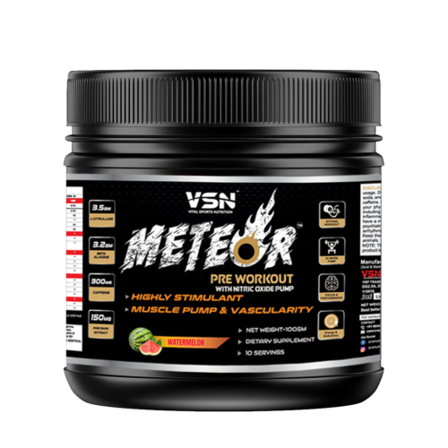 VSN METEOR PRE-WORKOUT Get FLAT 10% Discount  use code TARUN10